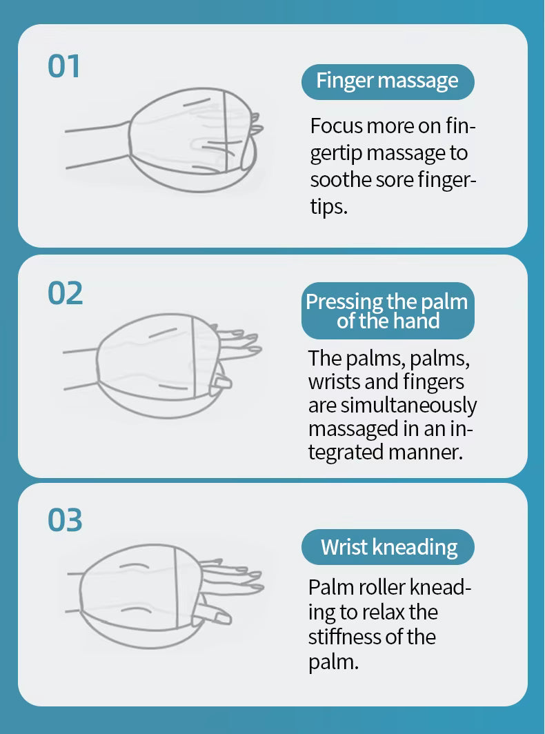 Rechargeable Hand Massager - Portable