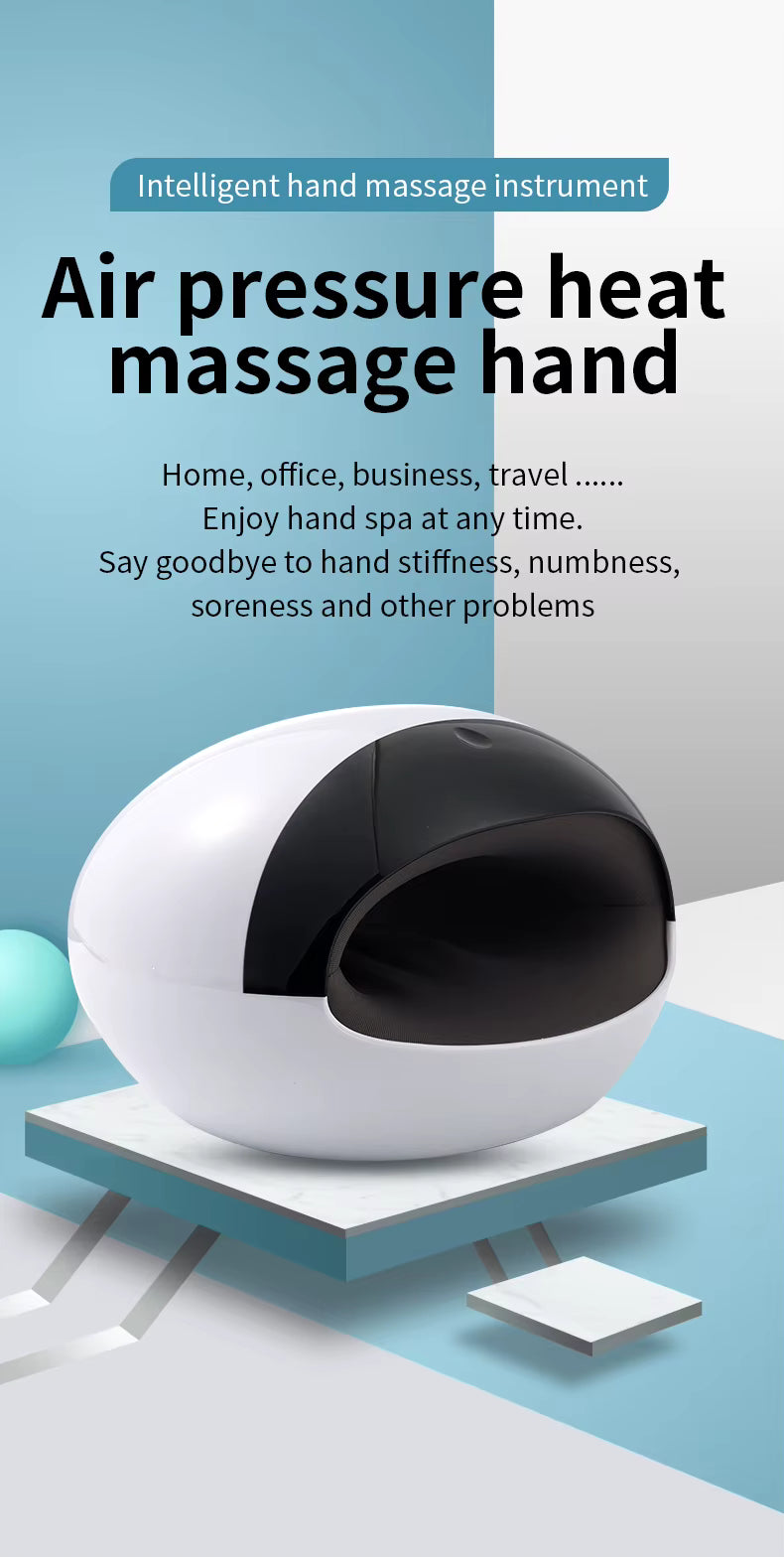 Rechargeable Hand Massager - Portable