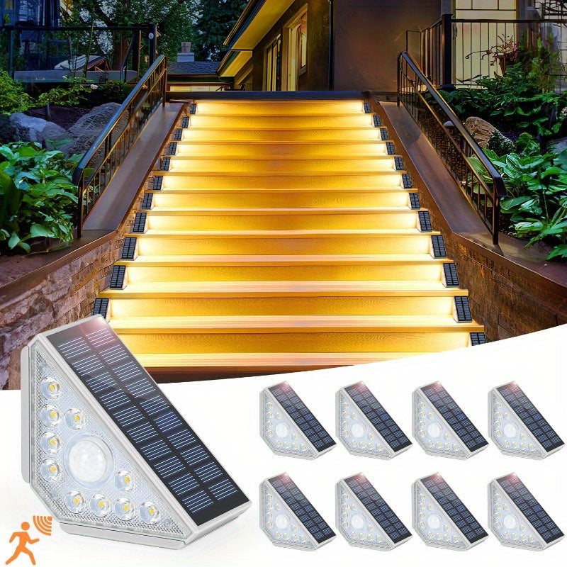 Solar Stair Lamp Waterproof – Outdoor LED Step Lighting for Garden & Terrace