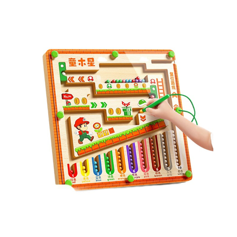 Magnetic Maze Board for Kids – Early Education Logic & Fine Motor Skills