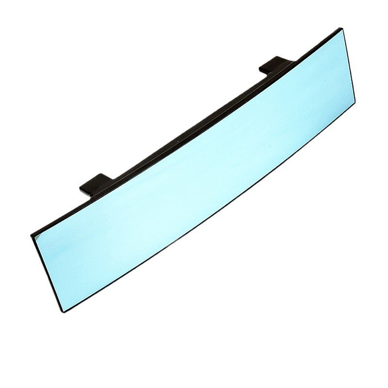 Car Interior Rearview Mirror – Anti-Glare Blue Wide-Angle Auxiliary Mirror, Large Field of View