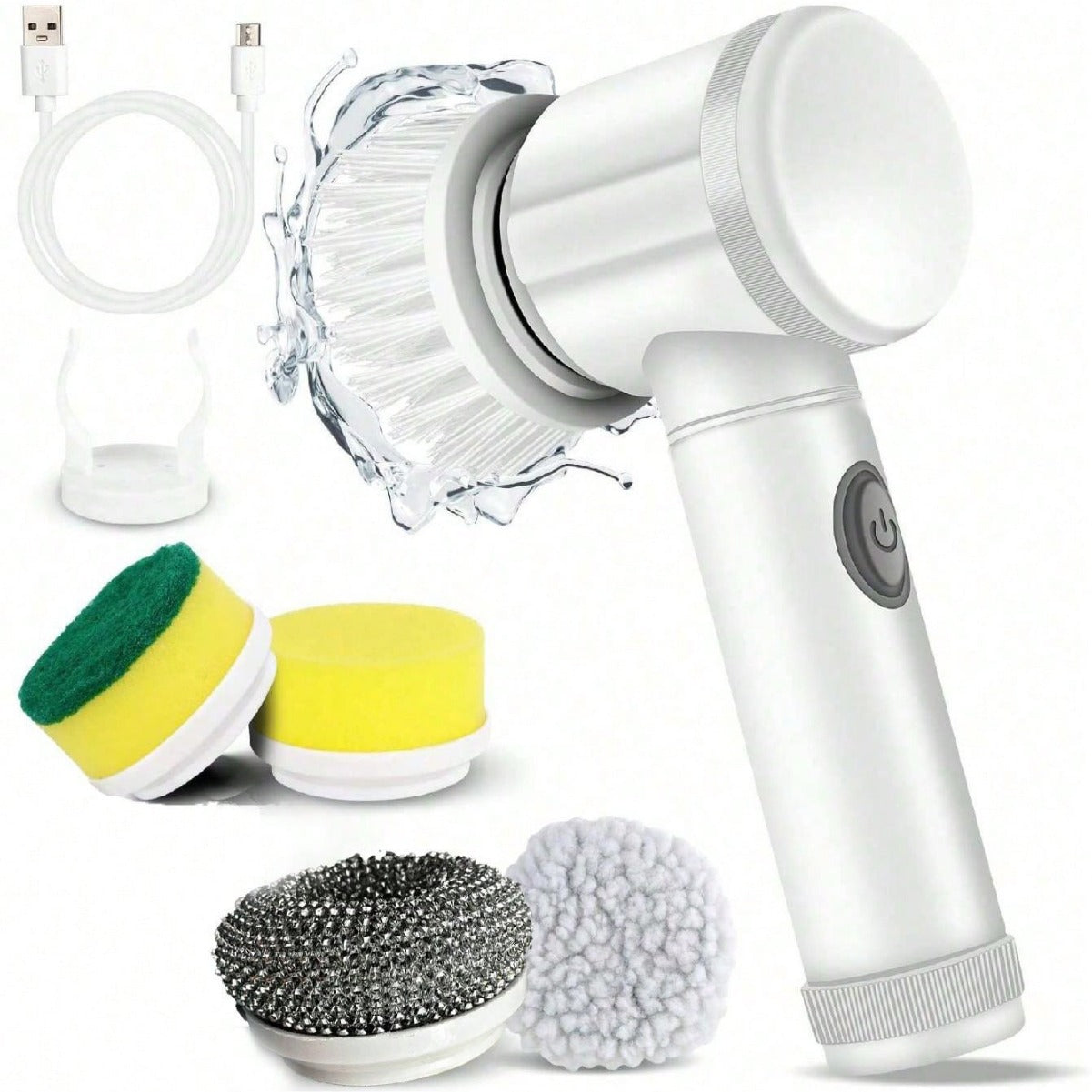 Handheld Electric Scrubber | Kitchen, Bathroom & Tile Cleaning Brush