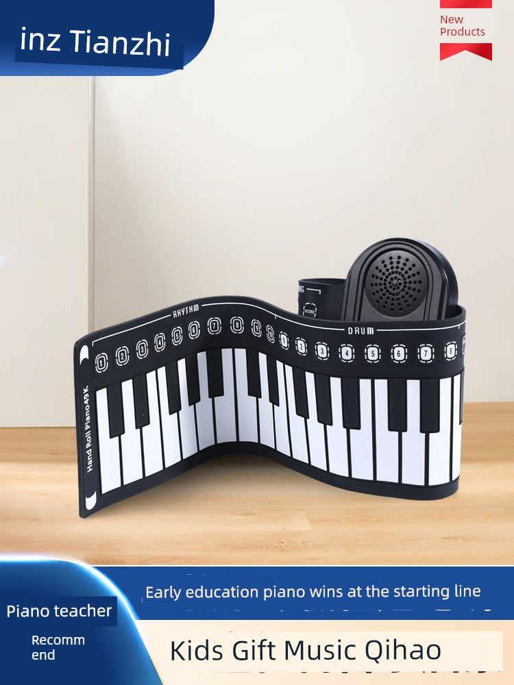 Portable electric piano keyboard